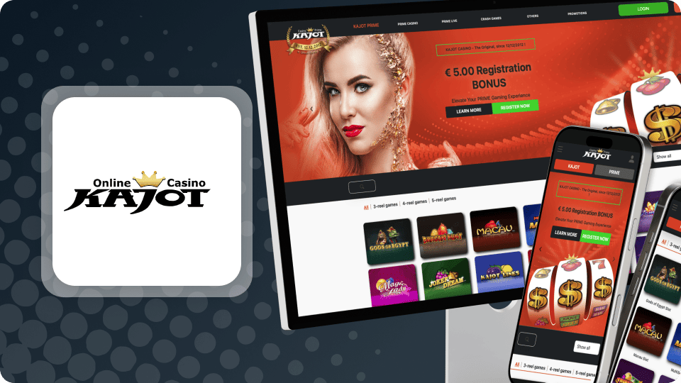 Prihlásenie alebo registrácia v Kajot kasíne s bonusom 5€